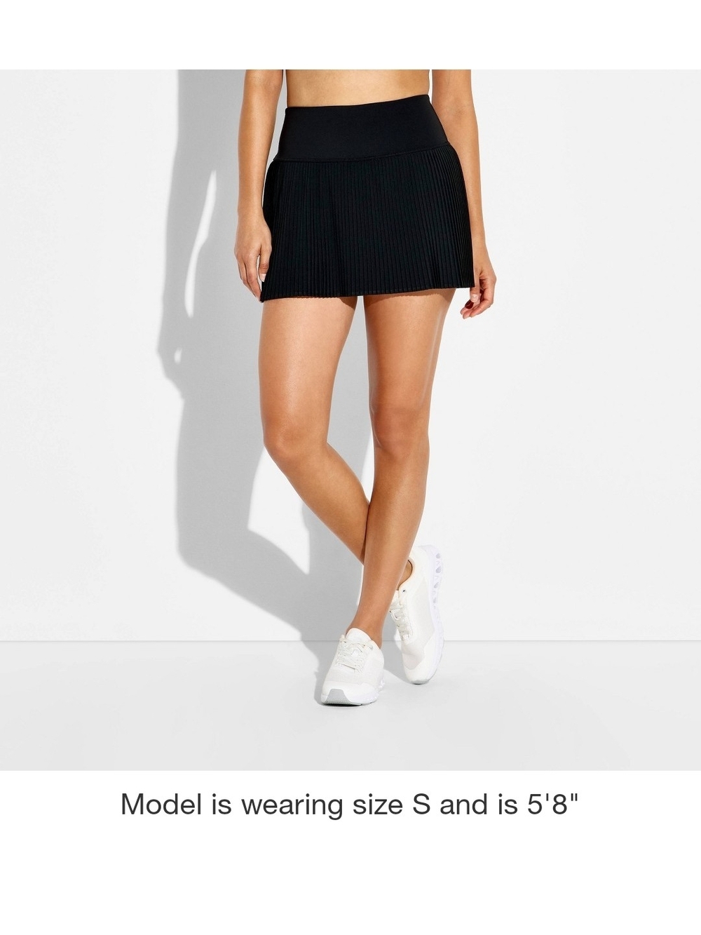 JoyLab Black Pleated Active Skort